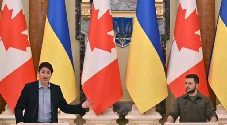 Premier Kanady Justin Trudeau odwiedza Irpin na Ukrainie - Polska Today