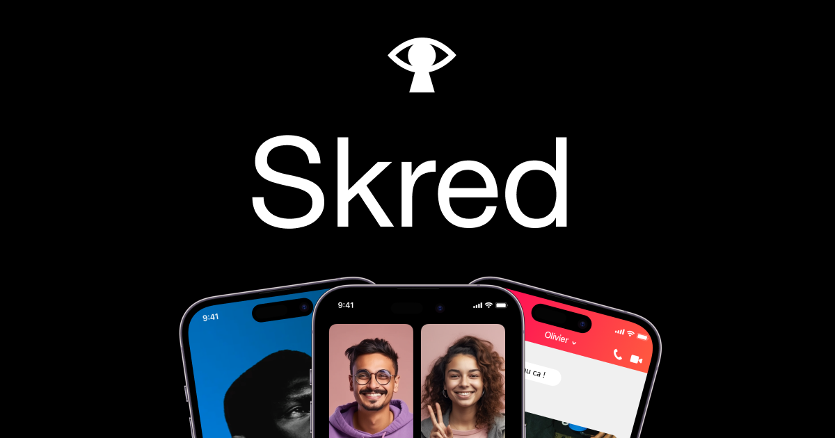 Skred - Skred is the first secured messaging app allowing total freedom