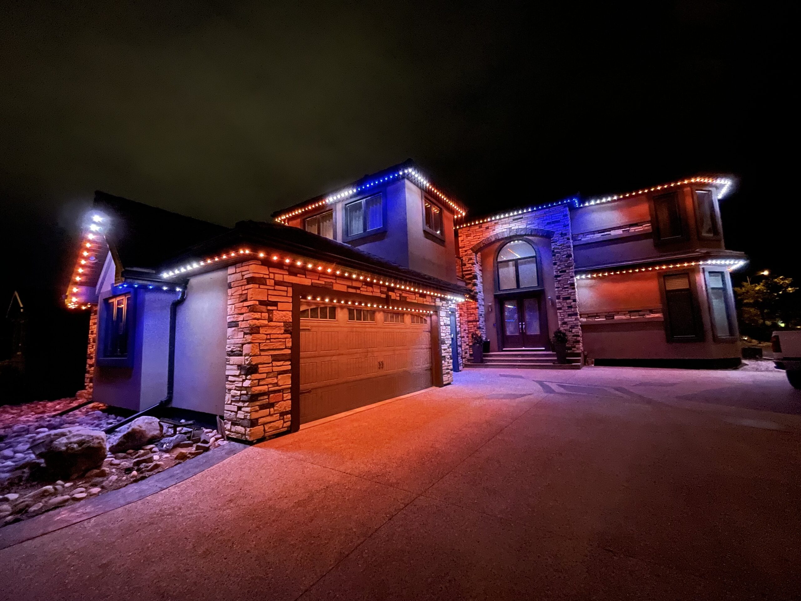 Permanent Outdoor Christmas Lighting | Holiday Lights Edmonton