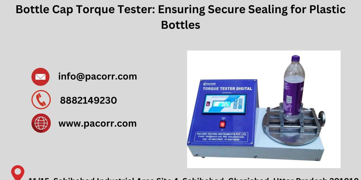 How the Bottle Cap Torque Tester by Pacorr is Revolutionizing Packaging Quality Control and Leak Prevention for Bottling