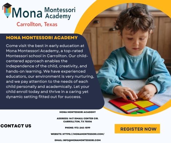 Inspire Young Minds at Montessori School in Carrollton!