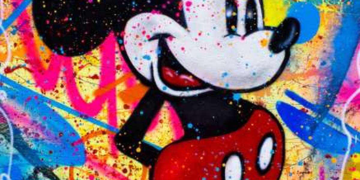 Mickey Mouse Graffiti: Merging Nostalgia and Modern Expression