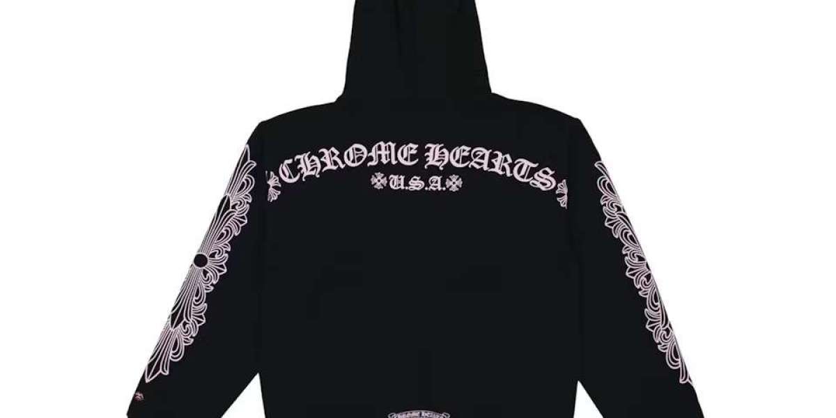 Chrome Hearts Clothing The Allure of the Black Pink Sword Chrome Hearts Hoodie