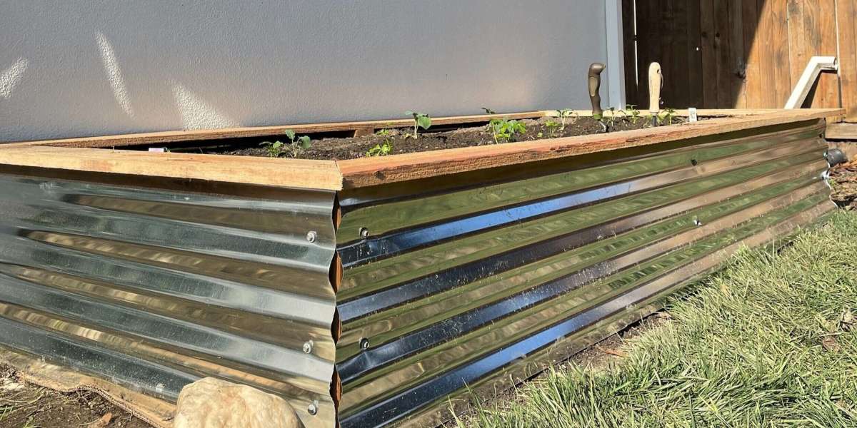 Corrugated Metal Raised Beds