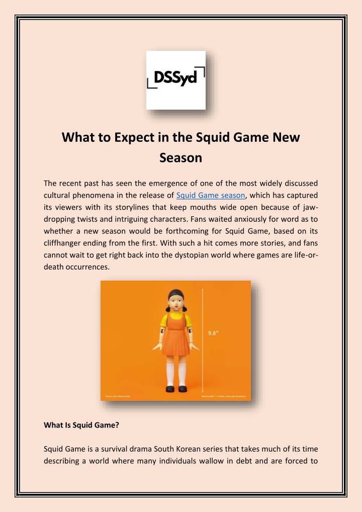 PPT - What to Expect in the Squid Game New Season PowerPoint Presentation - ID:13954352