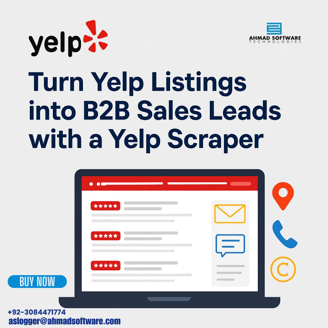 Turn Yelp Listings into B2B Sales Leads With a Yelp Scraper