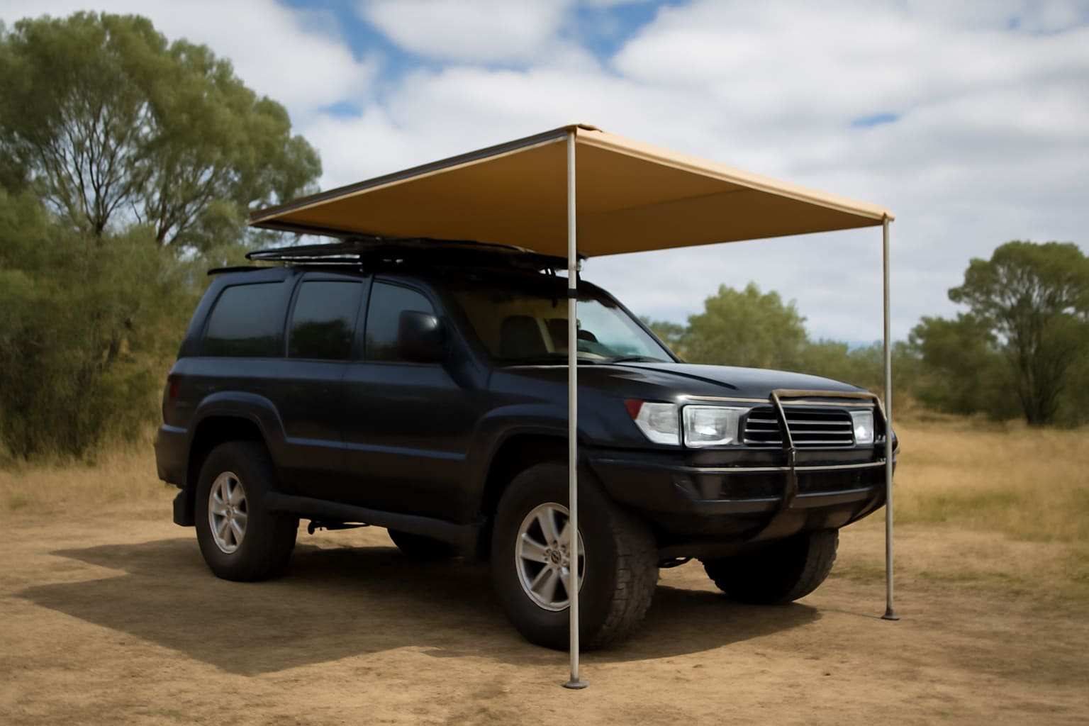 Shower awning - go big on adventure with personal hygiene! | Journal