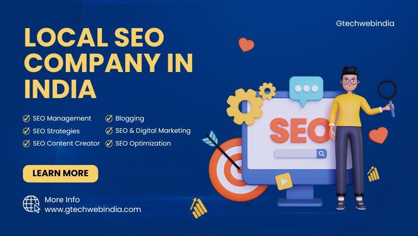 Benefits of Hiring a Local SEO Company in India | by Gtechwebindia | May, 2025 | Medium
