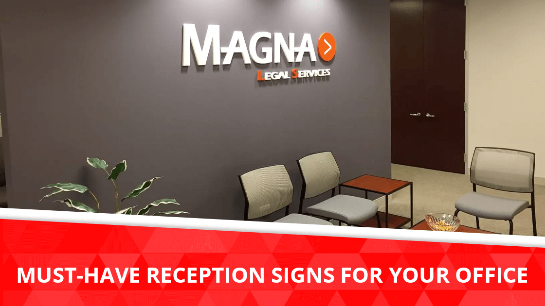 Must-Have Reception Signs for a Professional Office Impression