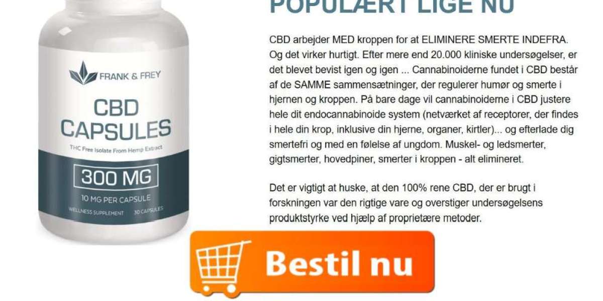 Frank & Frey CBD 300MG Kapsler Anmeldelse: Naturlig Velvære i Danmark