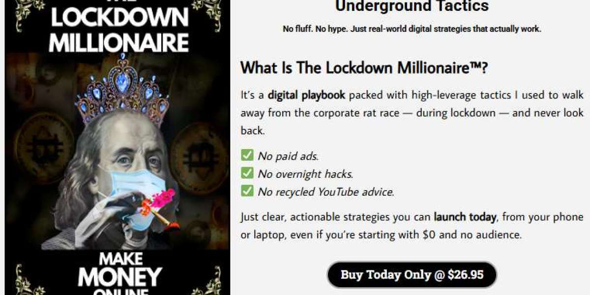 The Lockdown Millionaire Reviews Latest 2025 - How to order?