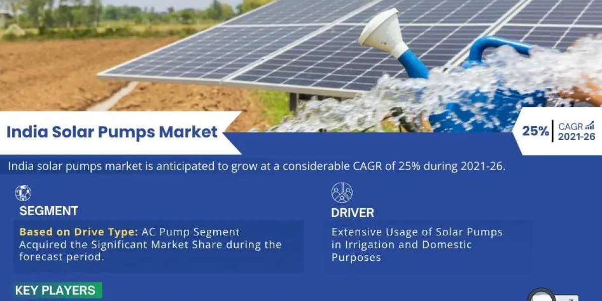 India Solar Pumps Market Size & Share 2021: Key Trends & Projections