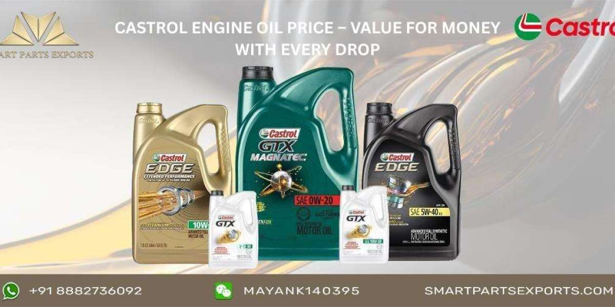 Discover Genuine Castrol Engine Oil for Peak Performance – Available Globally from Smart Parts Exports